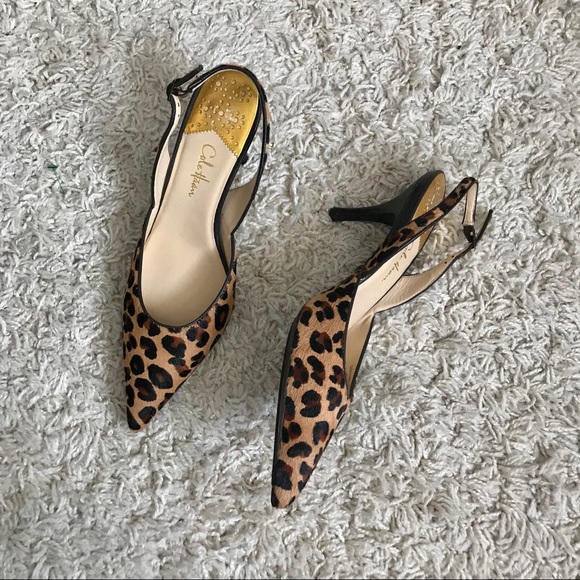 cole haan leopard heels